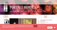 Desktop Screenshot of horeca.it